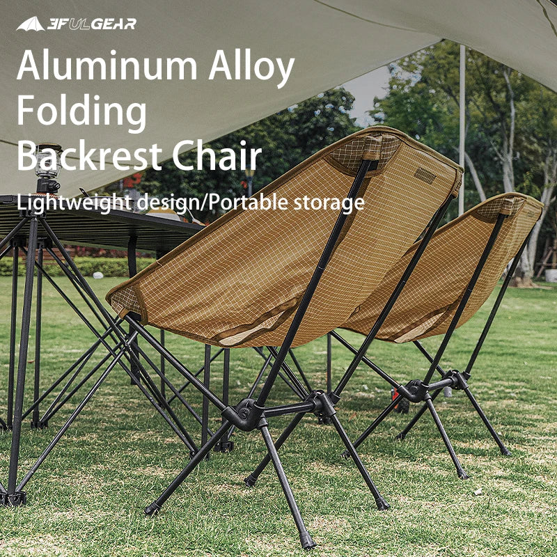 3F UL GEAR  Outdoor folding Aluminum chair leisure Portable Ultralight Camping Fishing Picnic Chair Beach Chair Seat