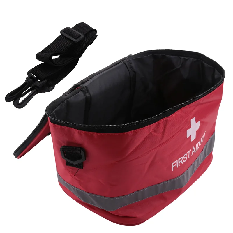 Outdoor Kit Sports Camping Bag Home Emergency Survival Package Red Nylon Striking Symbol Crossbody Bag