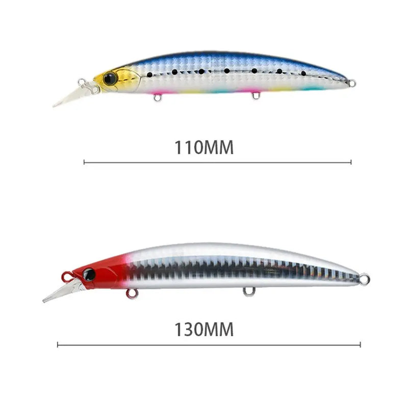 Minnow Fishing Lures110mm 19g Floating  Long Casting  Hard Plastic Artificial Bait Trout Lure Wobbler Fishing Tackle Pesca Lure