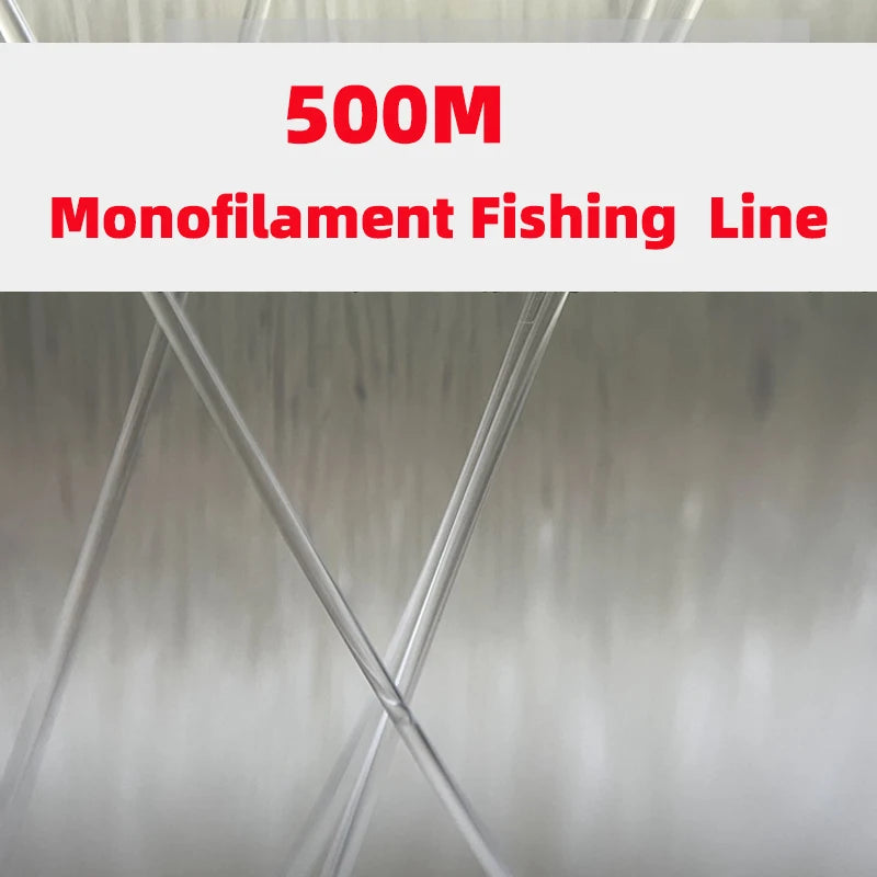 500m Monofilament Fishing Line Big Size Sea Fishing Nylon Fishing Line Thick Dia 0.6/0.7/0.8/0.9/1.0mm Fishing Equipment