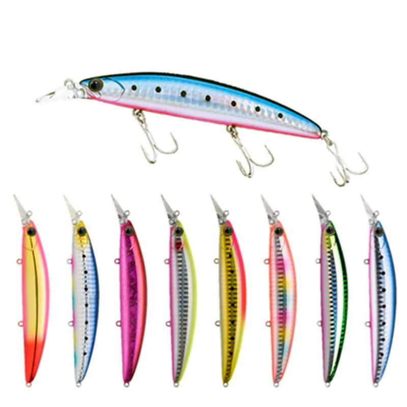 Minnow Fishing Lures110mm 19g Floating  Long Casting  Hard Plastic Artificial Bait Trout Lure Wobbler Fishing Tackle Pesca Lure