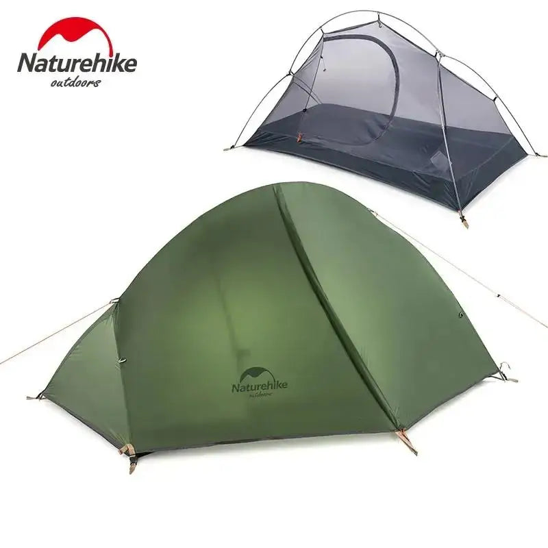 Naturehike Tent Ultralight 1 Person Cycling Tents Portable Backpacking Tent 20D Nylon Waterproof Tent Camping Tent Hiking Tent