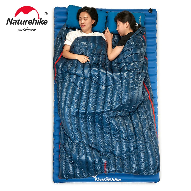 Naturehike CW280 Sleeping Bag Ultralight Goose Down Sleeping Bag Spring Travel Sleeping Bags CWM400 Hiking Camping Sleeping Bag